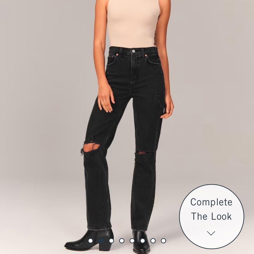 Ankle Straight Leg Jeans